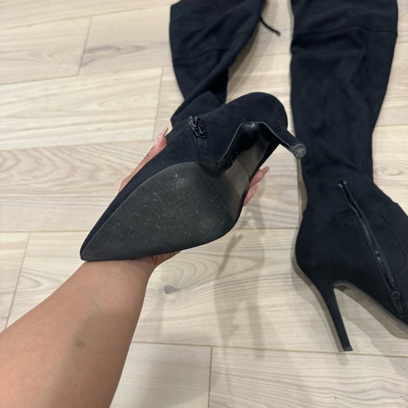 Aldo Over-The-Knee Suede Boots - Picture 4 of 5